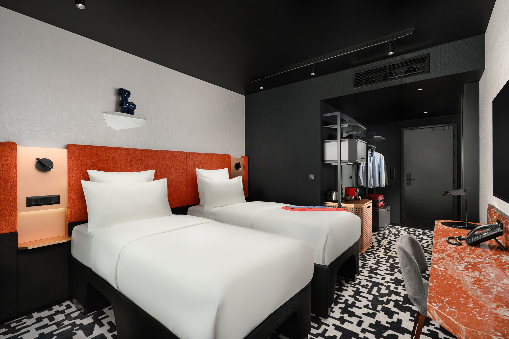 Tribe Budapest Airport Hotel enteriőrfotózás szállodafotózás ételfotózás