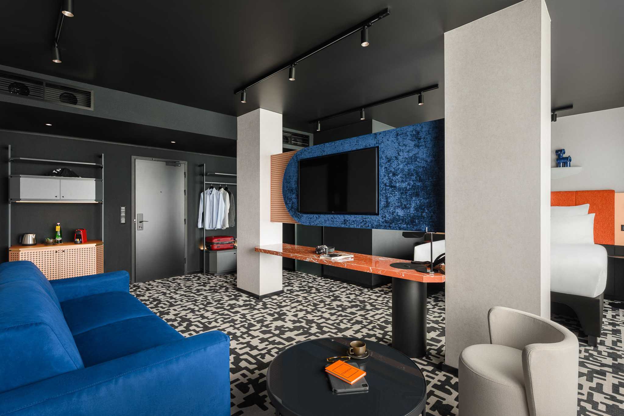 Tribe Budapest Airport Hotel enteriőrfotózás szállodafotózás ételfotózás