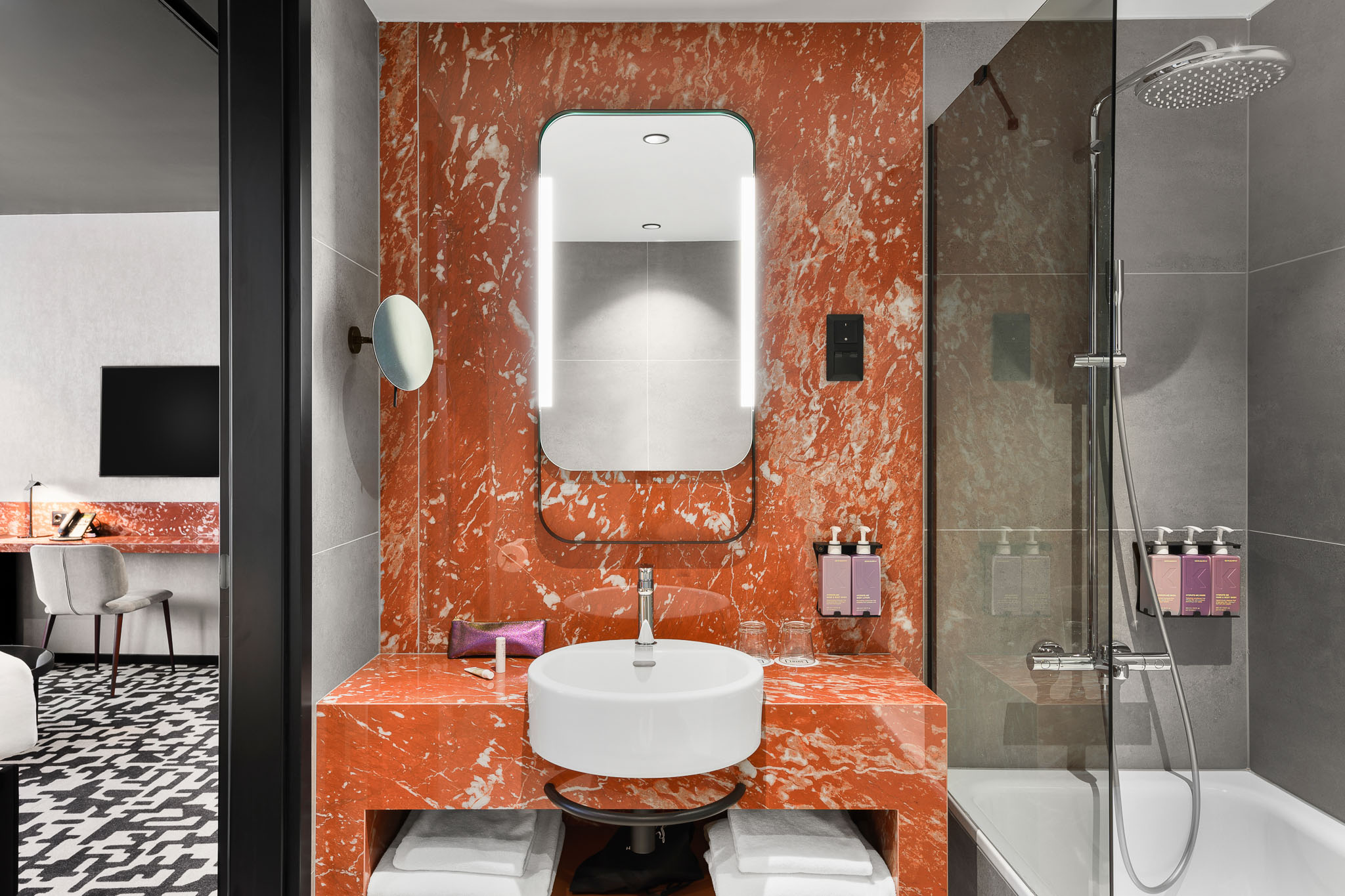 Tribe Budapest Airport Hotel enteriőrfotózás szállodafotózás ételfotózás