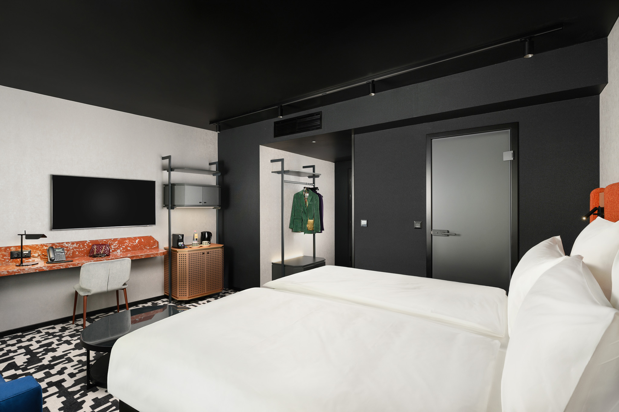 Tribe Budapest Airport Hotel enteriőrfotózás szállodafotózás ételfotózás