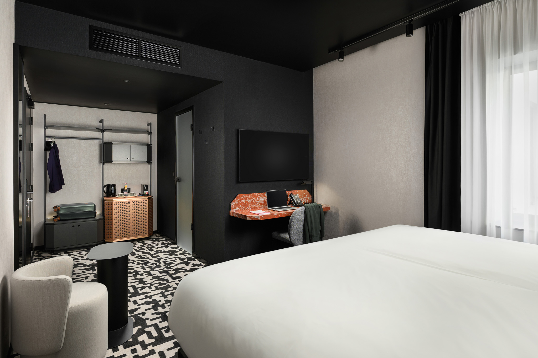 Tribe Budapest Airport Hotel enteriőrfotózás szállodafotózás ételfotózás