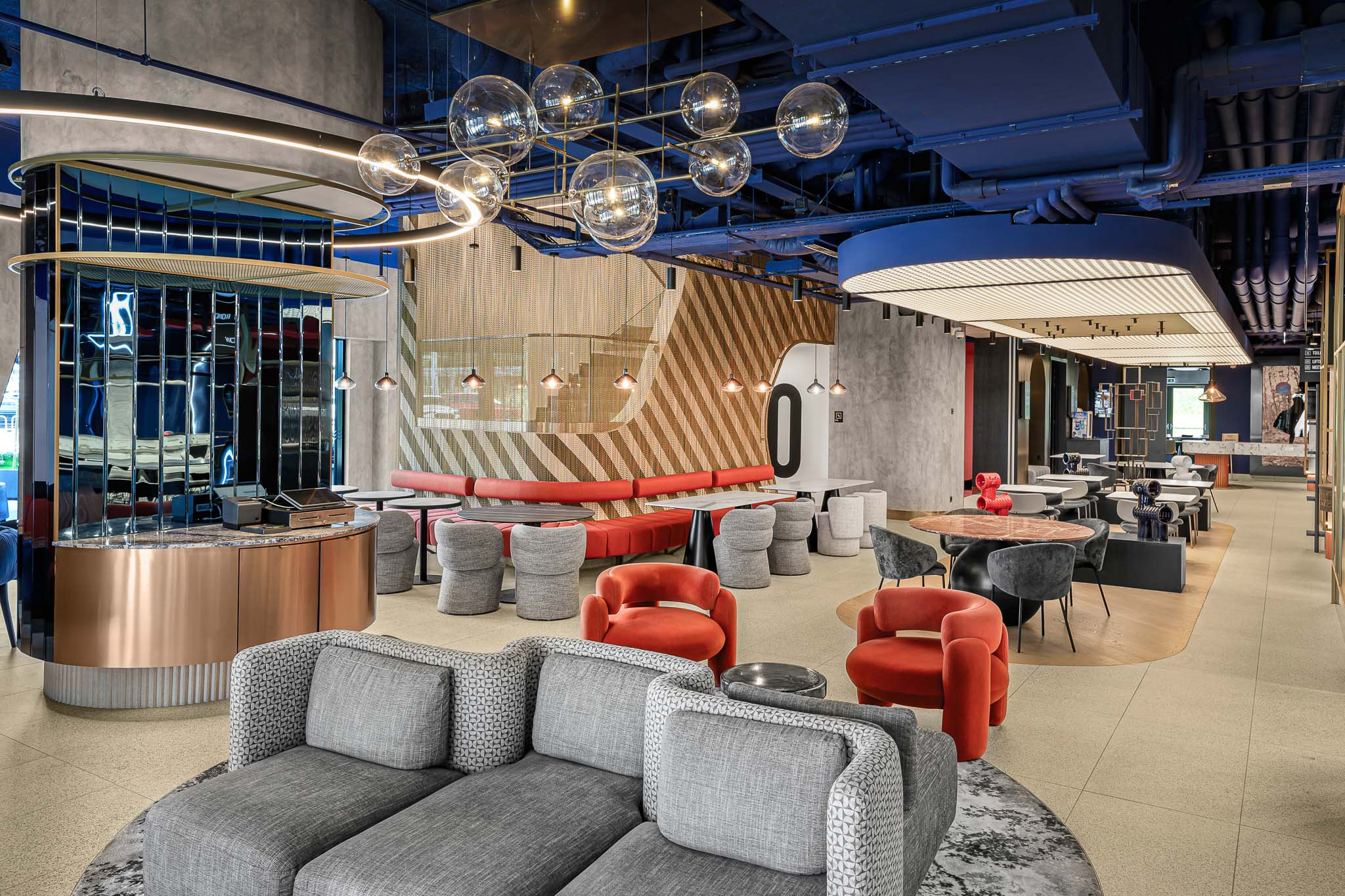 Tribe Budapest Airport Hotel enteriőrfotózás szállodafotózás ételfotózás